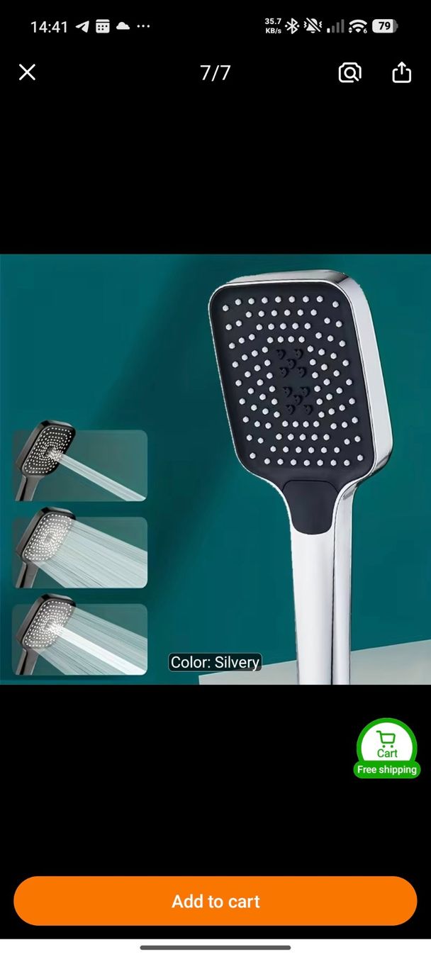 Pommeaux de douche: Brausekopf/Handbrause, Showerhead 380% boost – Neuf (Voir description) à Zürich par peternazarov 3