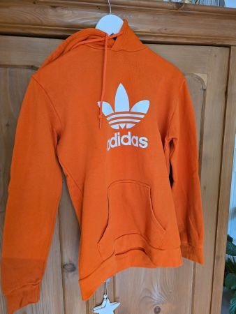 Adidas Hoodie orange Grösse S