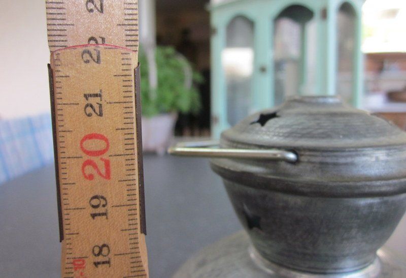 Lanternes: Metall-Windlicht, Laterne, Teelichthalter , Blech/Glas – D'occasion à Bischofszell par raika 8