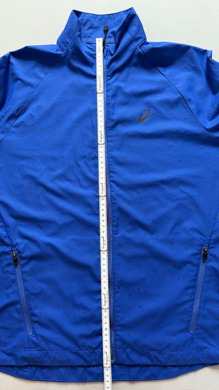 Asics Giacche: Asics leichte Windjacke Running Gr. S blau – Usato da Birsfelden venduto da Nic21 6