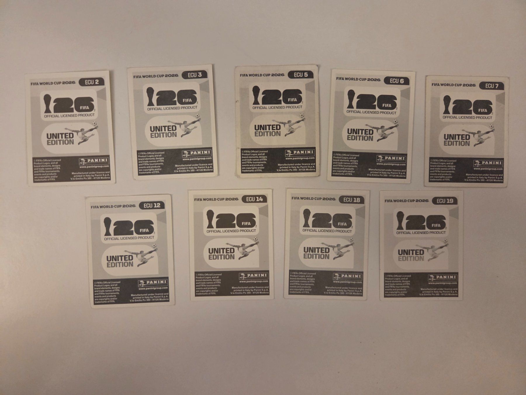 Panini Carte collezionabili: Sticker Panini WM 2026 Ecuador 9 Stk – Nuovo (secondo la descrizione) da Baar venduto da Honzik02 1
