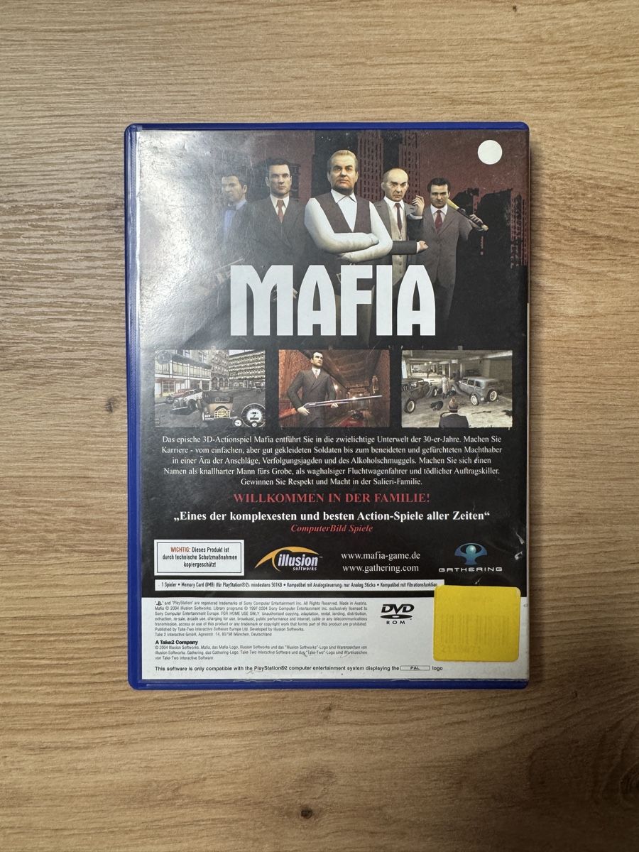 Sony Giochi: Mafia - Playstation 2 (PS2) - Nostalgie! – Usato da Biberist venduto da etesummer 1