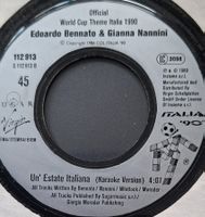 Vinyl-Single Bennato / Nannini - Un' Estate Italiana
