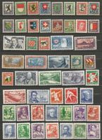 50 Timbres de 1924/36 ( Pro-Juventute )