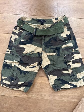 SMOG CAMOUFLAGE CARGO-SHORTS