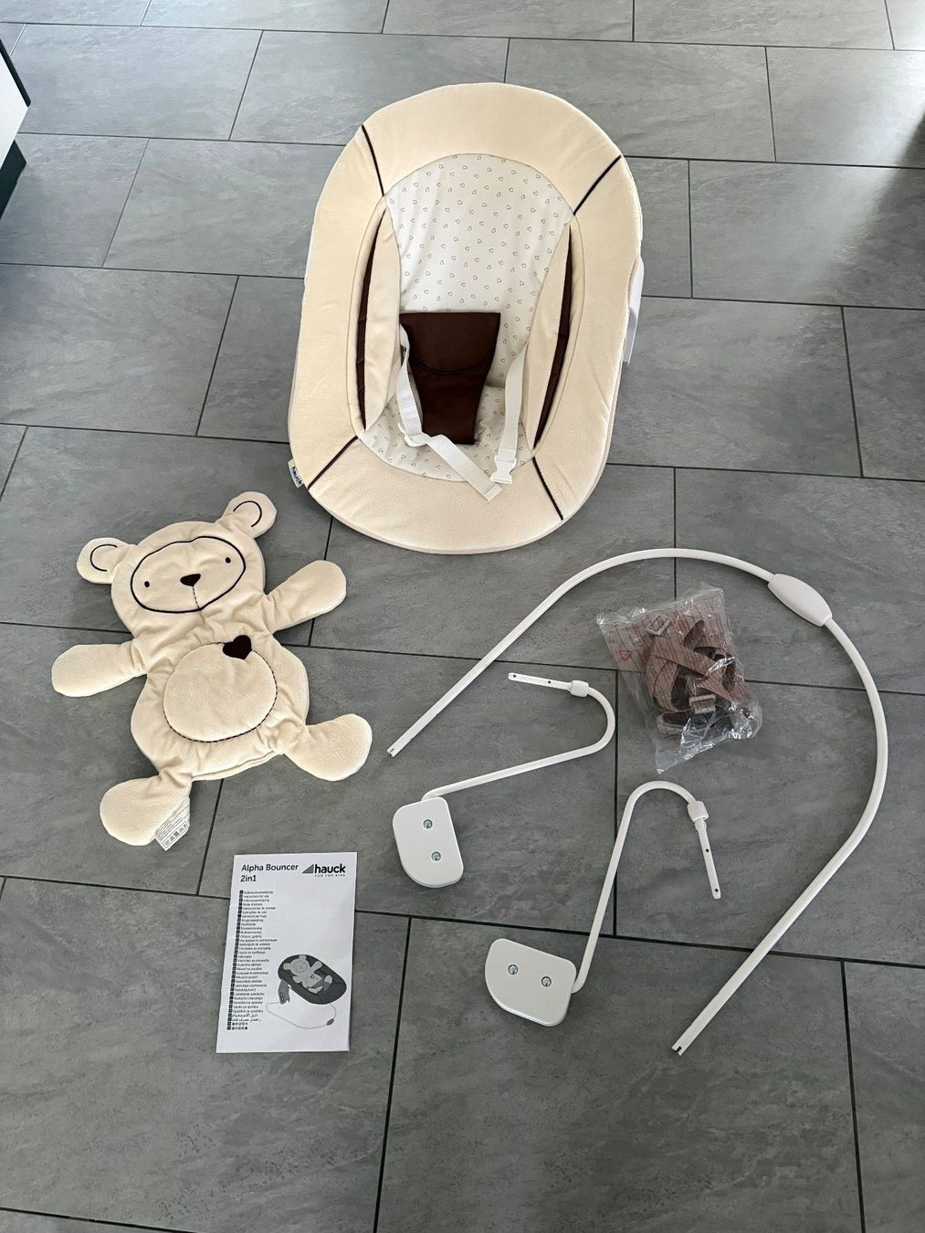 Hauck Sdraiette & Sdraiette a dondolo: Hauck Alpha Bouncer 2in1 – Usato da Bülach venduto da Loredana13 1