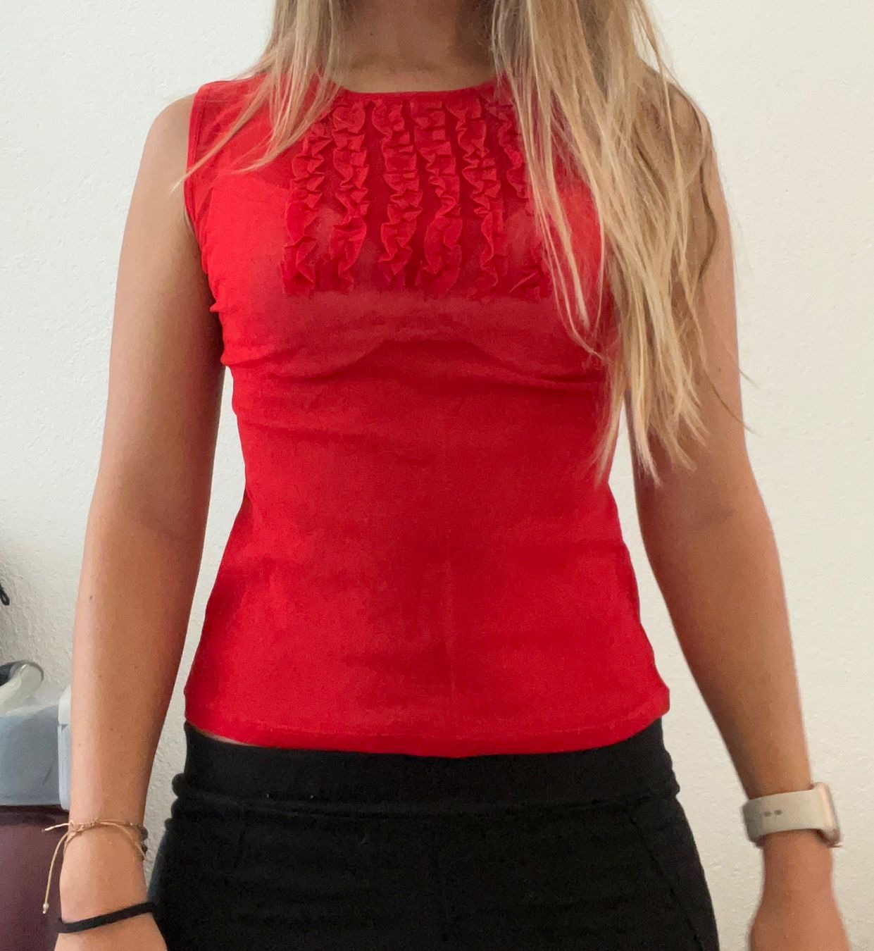 Camicette: Lady work shirt, red, size S, half transparent – Nuovo (secondo la descrizione) da Zürich venduto da eli_685m 5