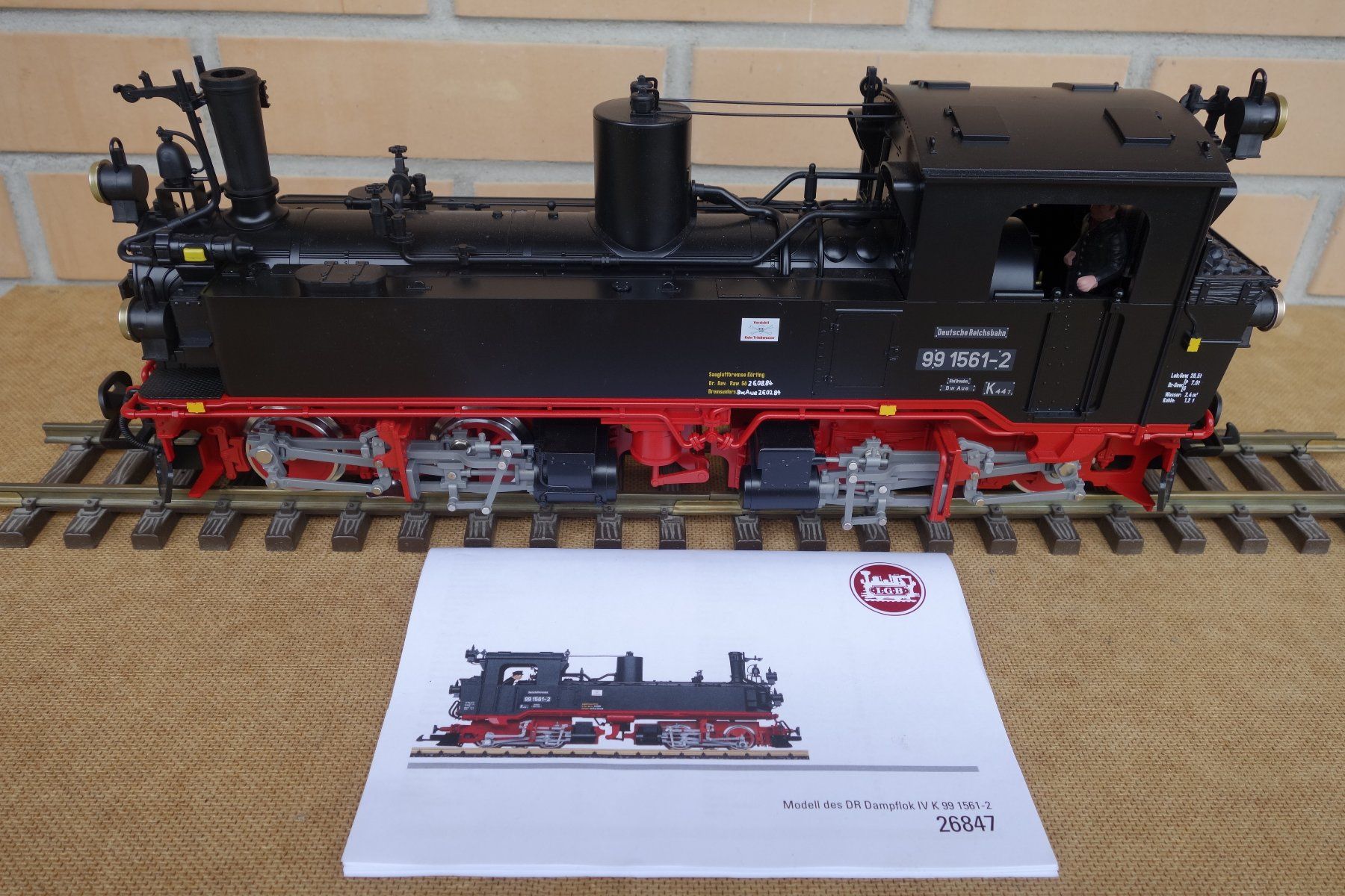 LGB Modellini di ferrovie: Dampflok LGB 26847 MFX Neuzustand – Nuovo (secondo la descrizione) da Kappelen venduto da Somsom02