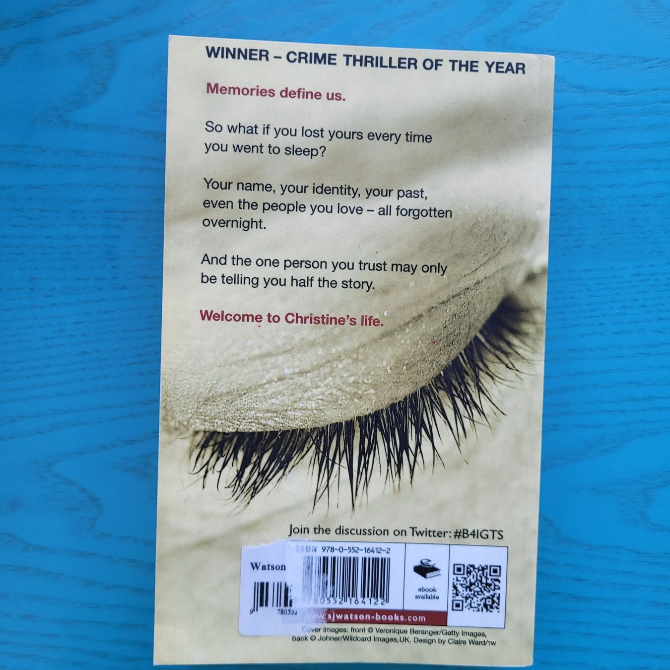 Libri: SJ Watson- Before i go to sleep – Usato da SCHÜBELBACH venduto da CoKaHa 1
