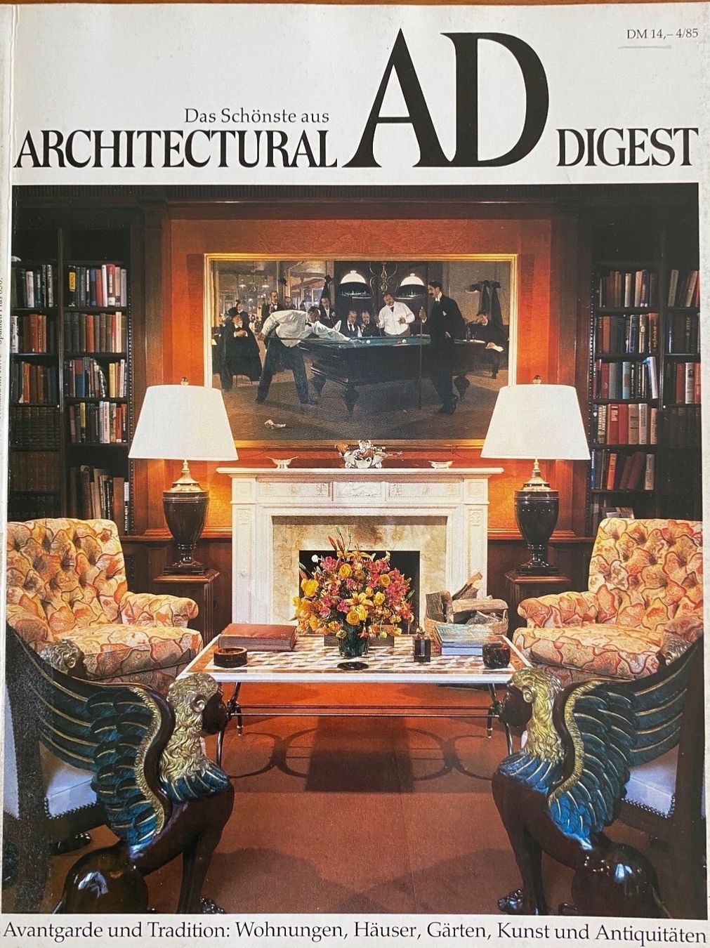 Riviste & Magazine: AD - Magazin  1985  Architektur & Design – Usato da Zürich venduto da lesgarcons