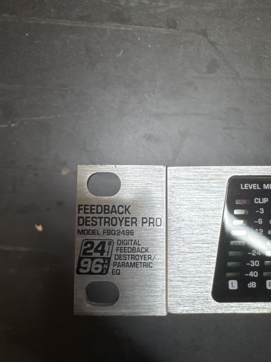 Behringer Equalizer: Behringer FBQ2496 Feedback Destroyer Pro digital EQ – Gebraucht aus Goldingen von DDietziker 1
