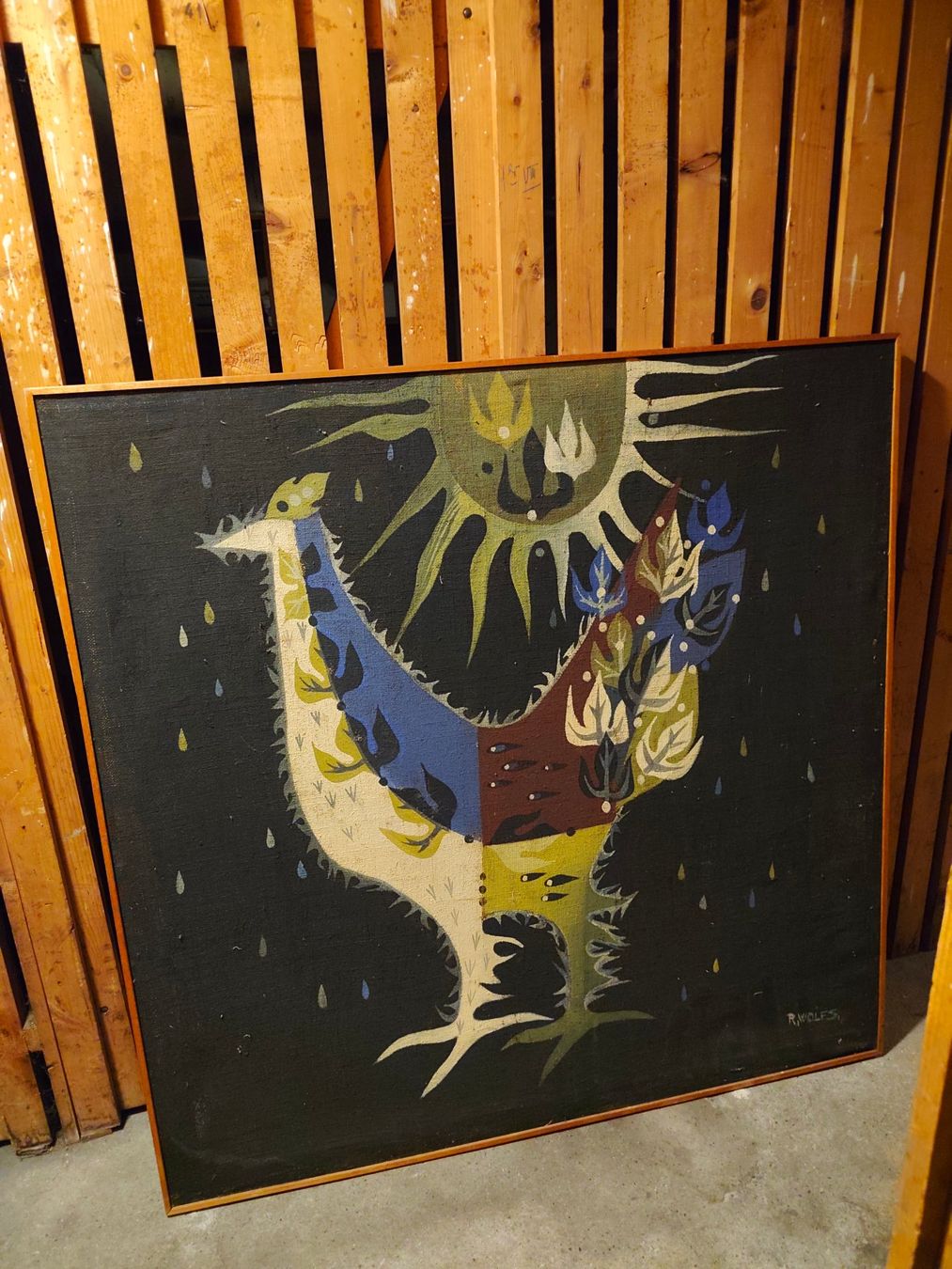 Gemälde: Grande peinture sur toile – Gebraucht aus Montreux von LeVintage33 5