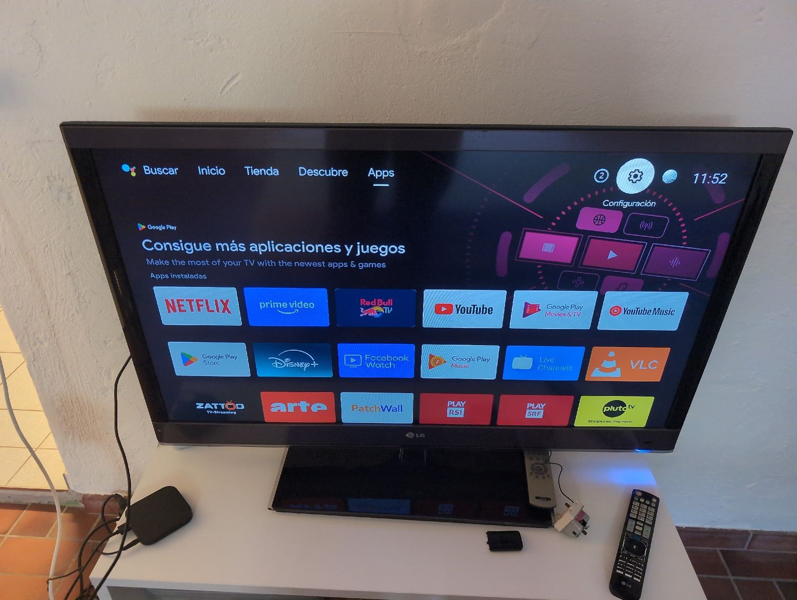 LG Appareils TV: LG Smart TV 42 mit Android Box – D'occasion à Muttenz par bulba80