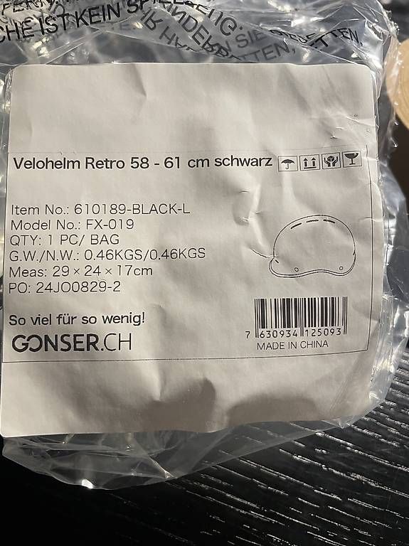 Caschi: Velohelm - neuwertig – Usato da Basel venduto da Basilisk71 4