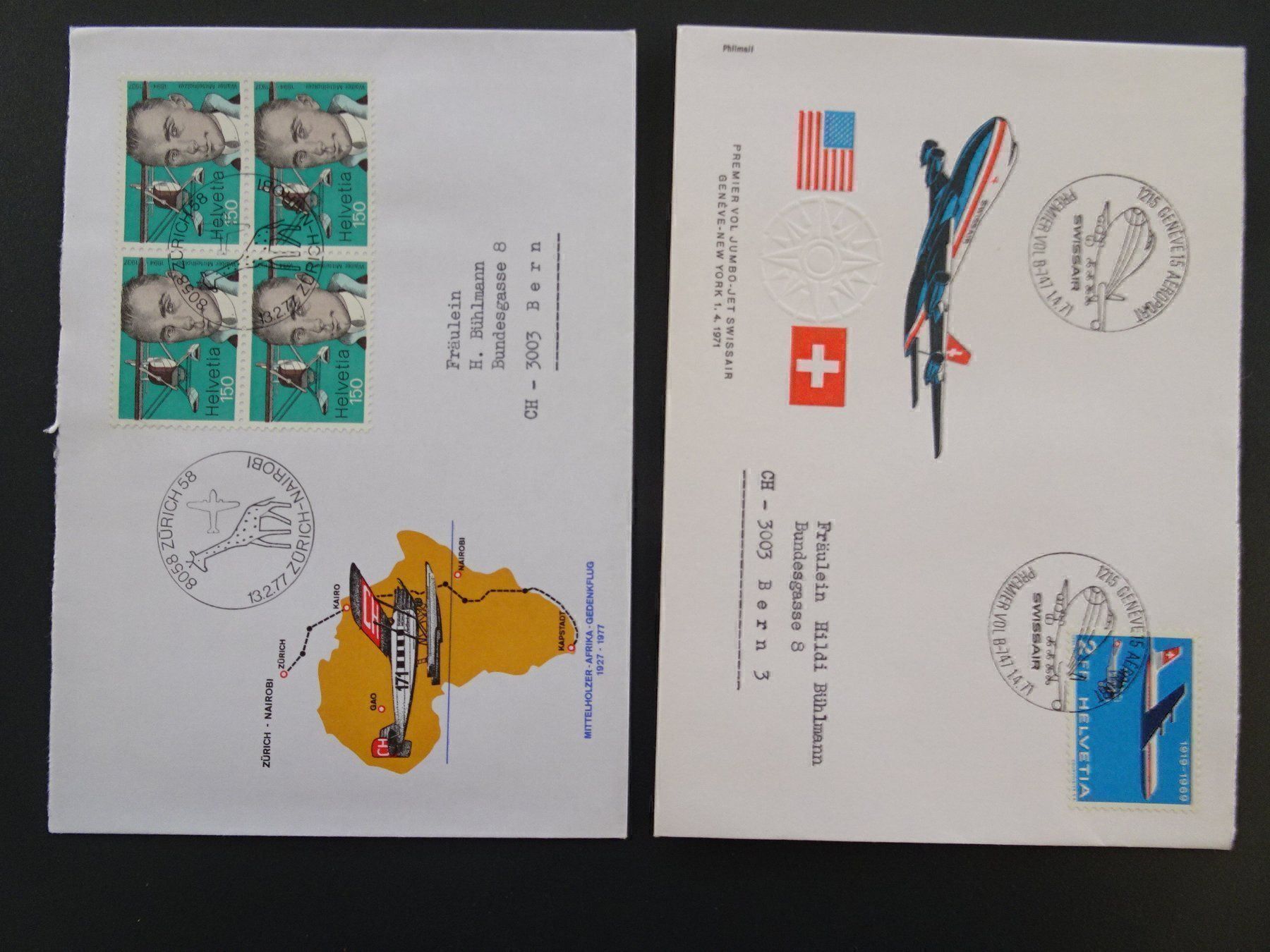 Tous les timbres: Erstflug 1981 – D'occasion à Aadorf par Chnorli-Furz