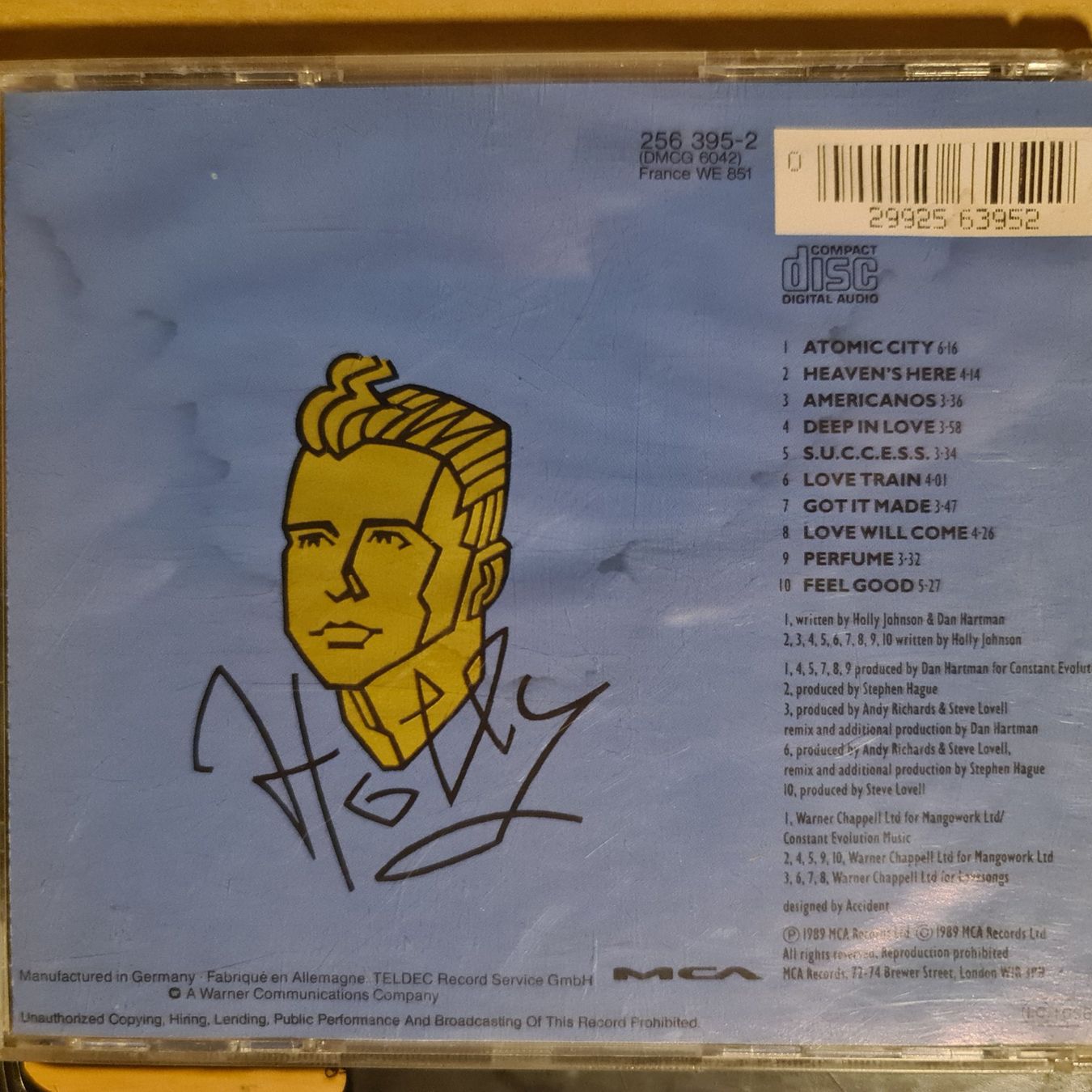 CD: CD Holly Johnson – Usato da Dintikon venduto da Vexi 1