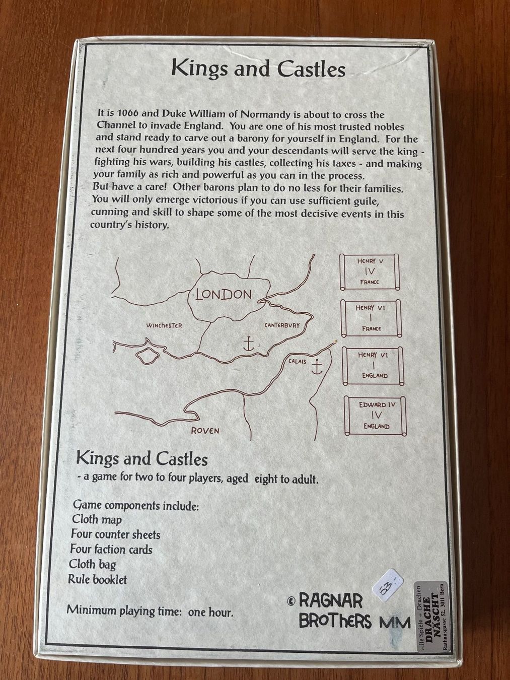 Giochi: Kings + Castles Gesellschaftsspiel – Nuovo (secondo la descrizione) da Bern venduto da Vineb 1