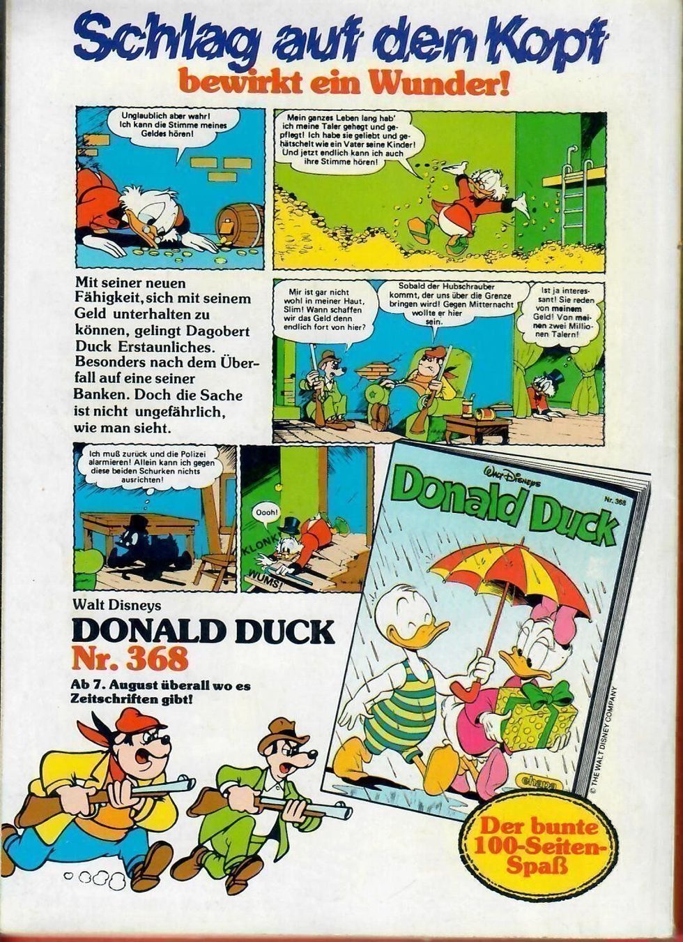 Comics: Donald Duck Taschenbuch Nr. 367 – Gebraucht aus Bern von Saxeton 1