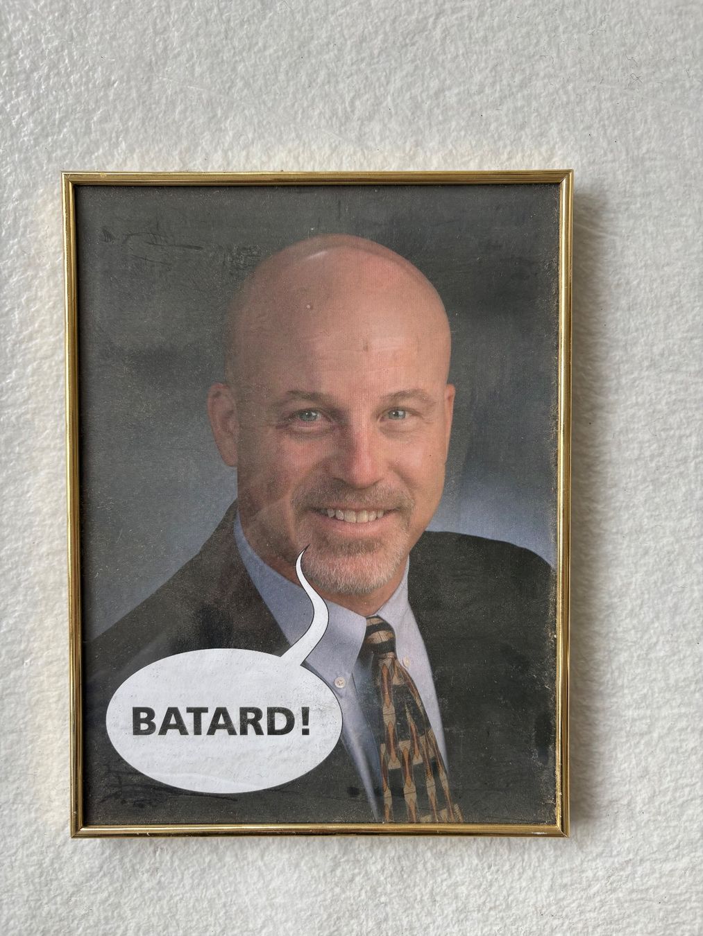 Foto & Immagini: Tableau "Batard!" Encadré Or - Pièce Unique d'Art! – Usato da peseux venduto da renaudloda