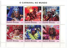 Block "Karneval". Guinea-Bissau.