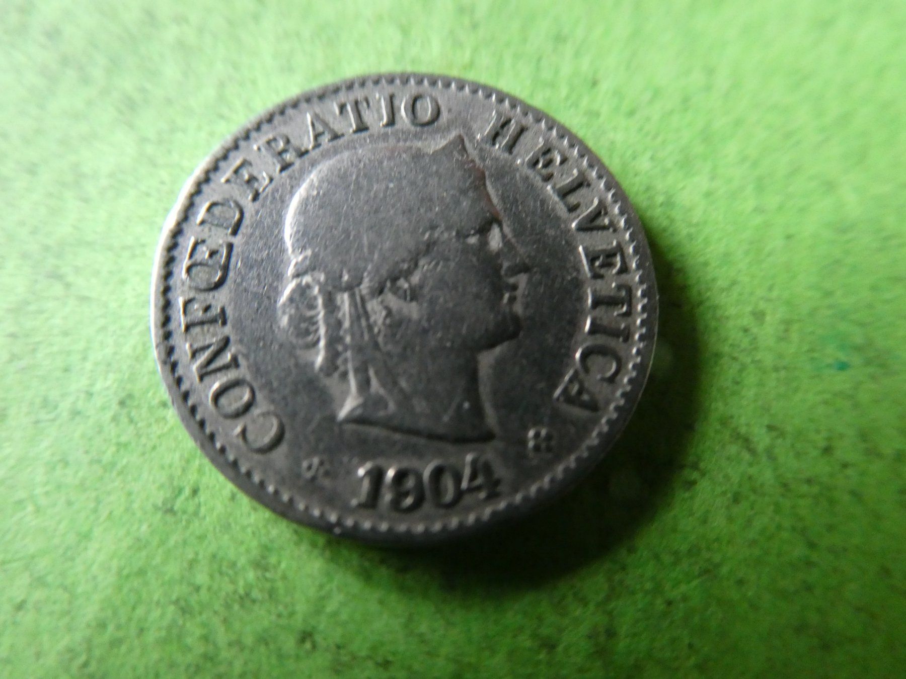 Tutti le monete: Schweiz 1904,  5 Rappen – Usato da Hinterforst venduto da Rohusri