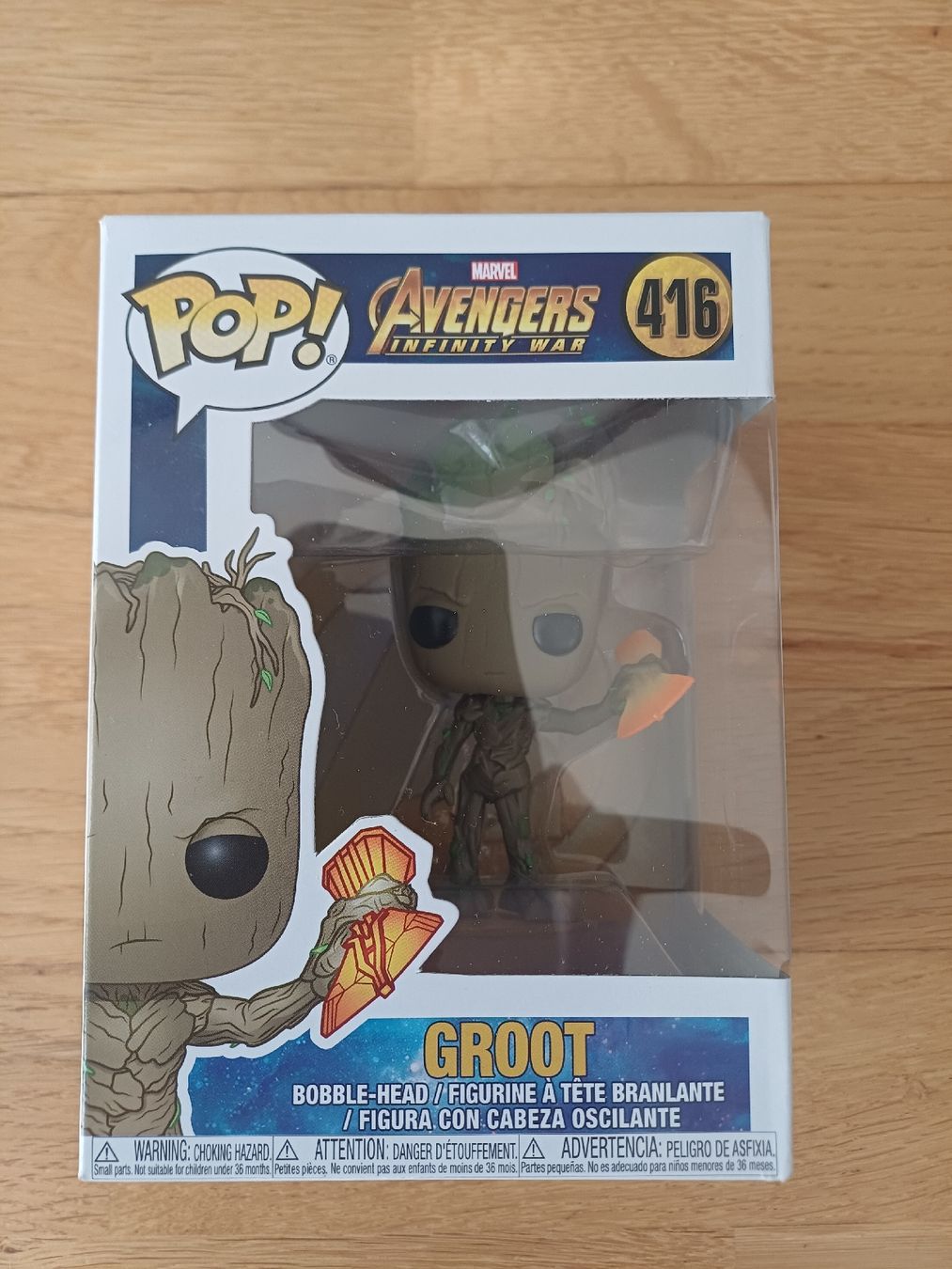 Marvel Figuren: Funko Pop Groot Marvel Infinity War 416 neuwertig – Neu und originalverpackt aus Frauenfeld von cla_y98c