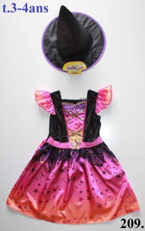 Costume sorcière / Hexe t. 3 - 4 ans