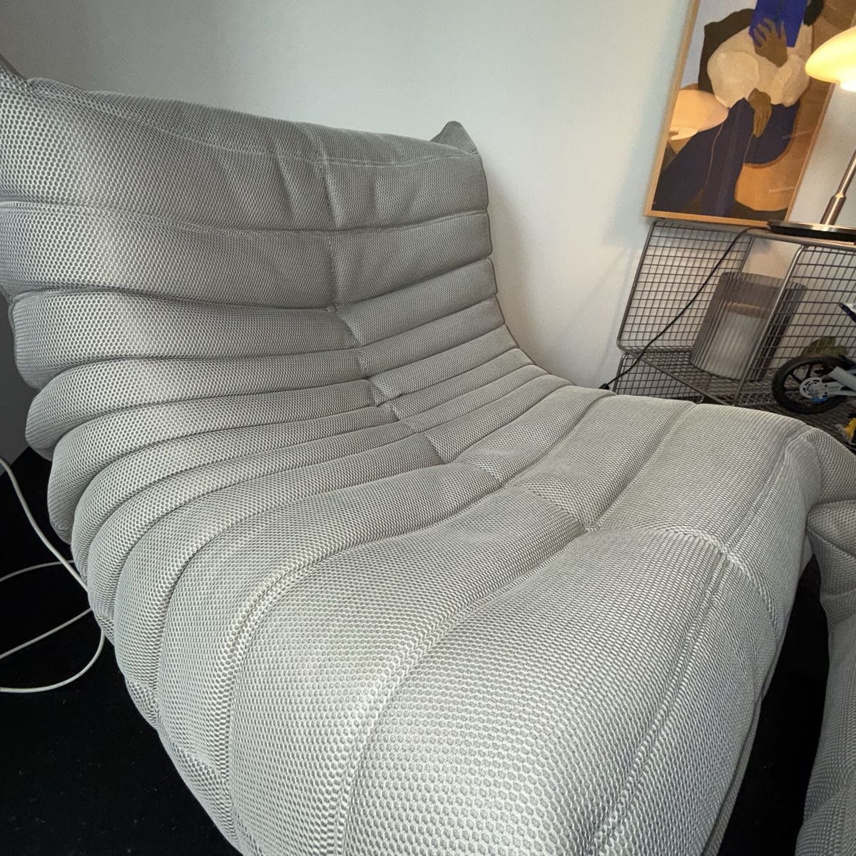 Ligne Roset Divani: Togo Sessel von Ligne Roset inkl. Hocker – Usato da Zürich venduto da CS1097 1