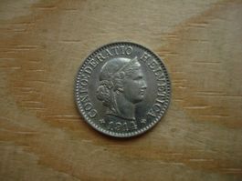 (S2) 5 Rappen 1914 UNZ-STGL