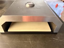 Fourneau à pizza Firebox inox avec thermomtre pierre incluse