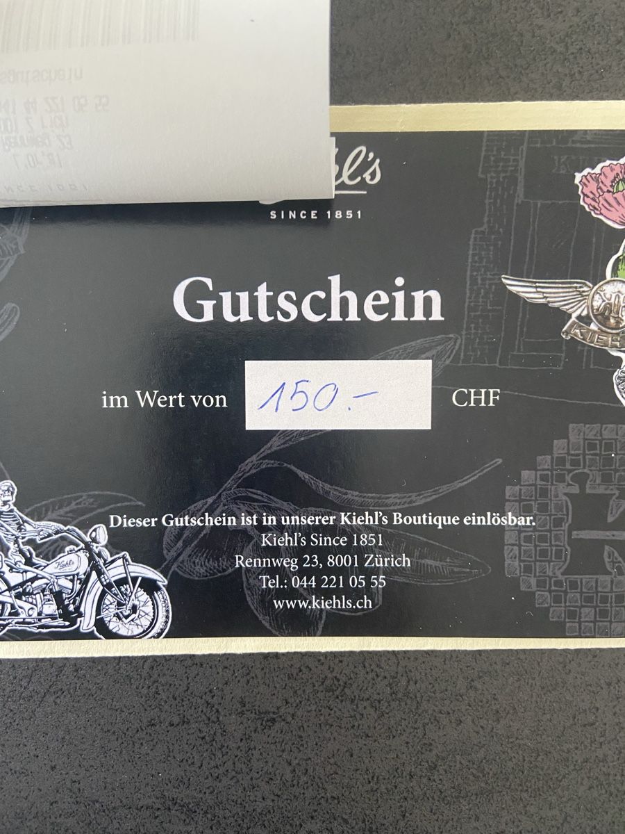 Gutscheine: Kiehl's Gutschein CHF 150 – Neu und originalverpackt aus Dielsdorf von lor_j5qt