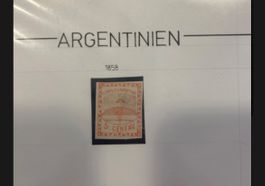 Argentinien Briefmarke 1858, 5 Centavos, Top Zustand!