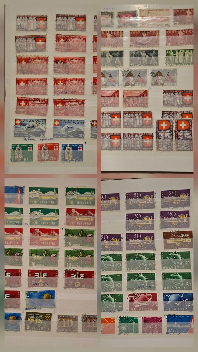 Tutti i francobolli: Briefmarken Pro Patria / Juventute / Werbemarken divers – Usato da Balgach venduto da SIMEON27 3