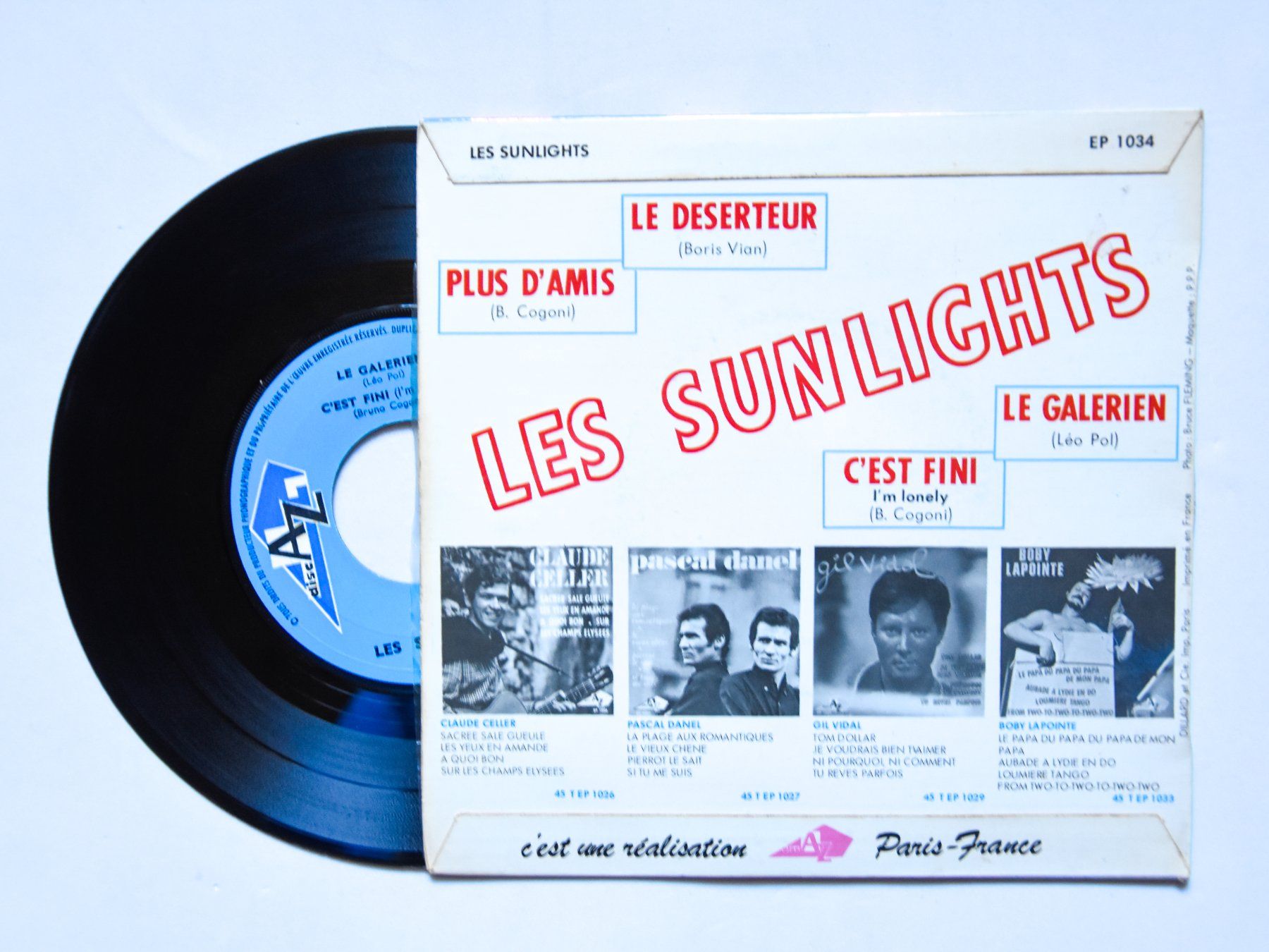 Dischi in vinile: Les Sunlights - Le Déserteur (EP) – Usato da Belmont-sur-Yverdon venduto da ag97 1