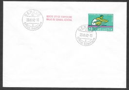Sonderbrief S. 529 Office Temporaire Genève 23.3.1962