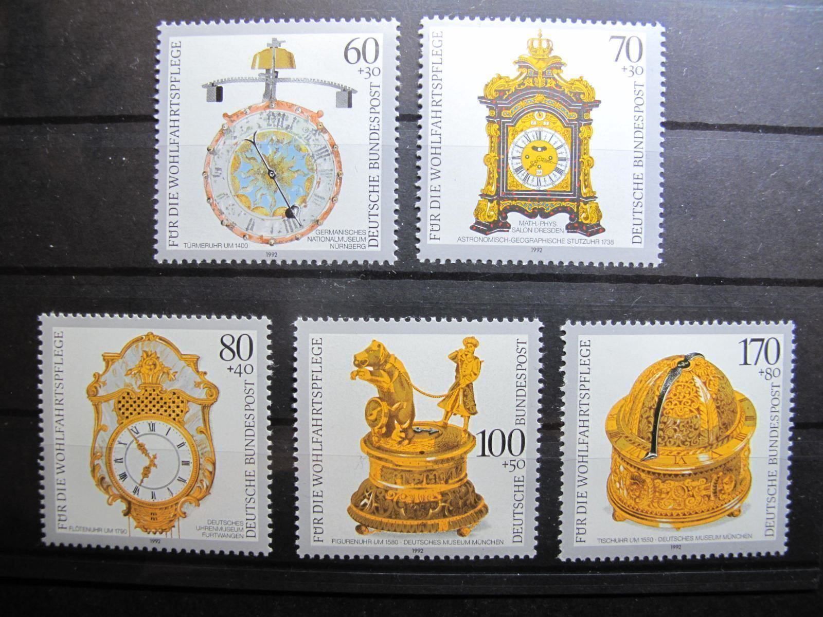 Tous les timbres: BRD 1992 Kostbare alte Uhren ** – D'occasion à Wil SG par fva01
