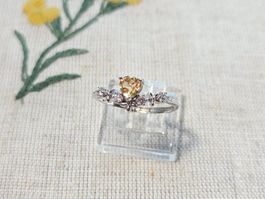 NEW - S925 Citrine Ring (Adjustable)