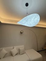 Designklassiker Stil Papier Hängeleuchte, neuwertig - Modern