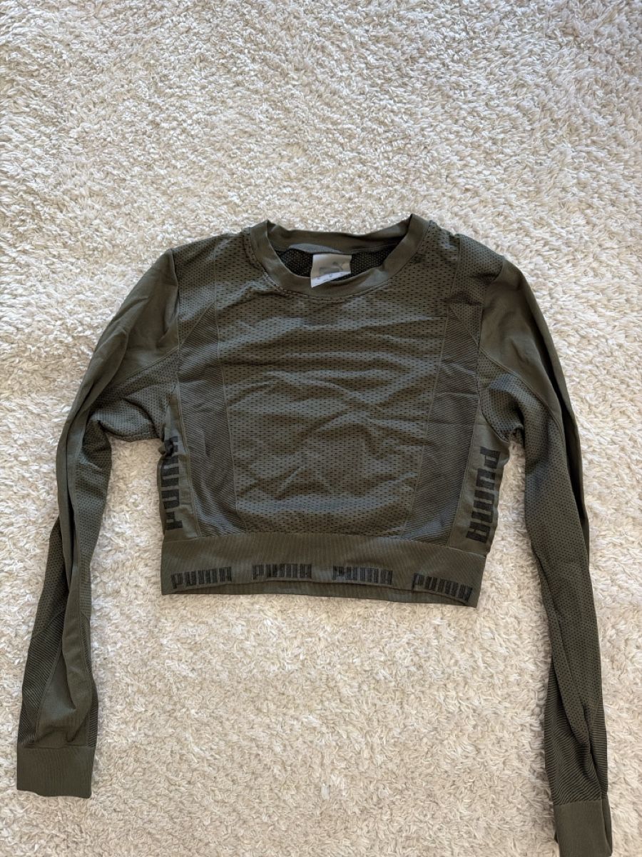 Puma Top: Pull court Puma femme vert – Nuovo (secondo la descrizione) da Genève venduto da car_cq69