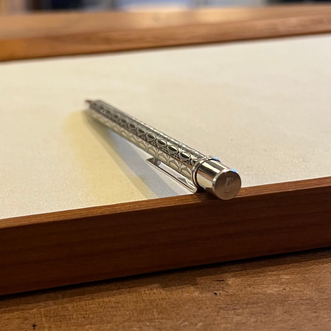 Cartier Penna & Evidenziatori: Silver Cartier pen – Usato da Carouge GE venduto da Watchaser 5
