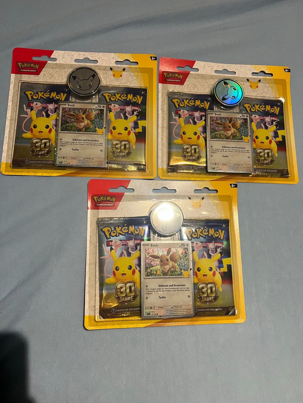 Pokémon Carte collezionabili: Pokemon 30th Celebration,  3x 2 Pack Blister DE – Nuovo e nell'imballaggio originale da Luzern venduto da luz_czq6