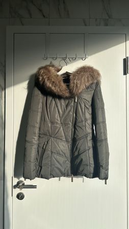 Roberta Biagi Winterjacke mit Pelzkragen, Gr. S, Top!