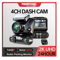 Dashcam 4K WiFi GPS Dual kamera auto dvr Nachtsicht rekorder