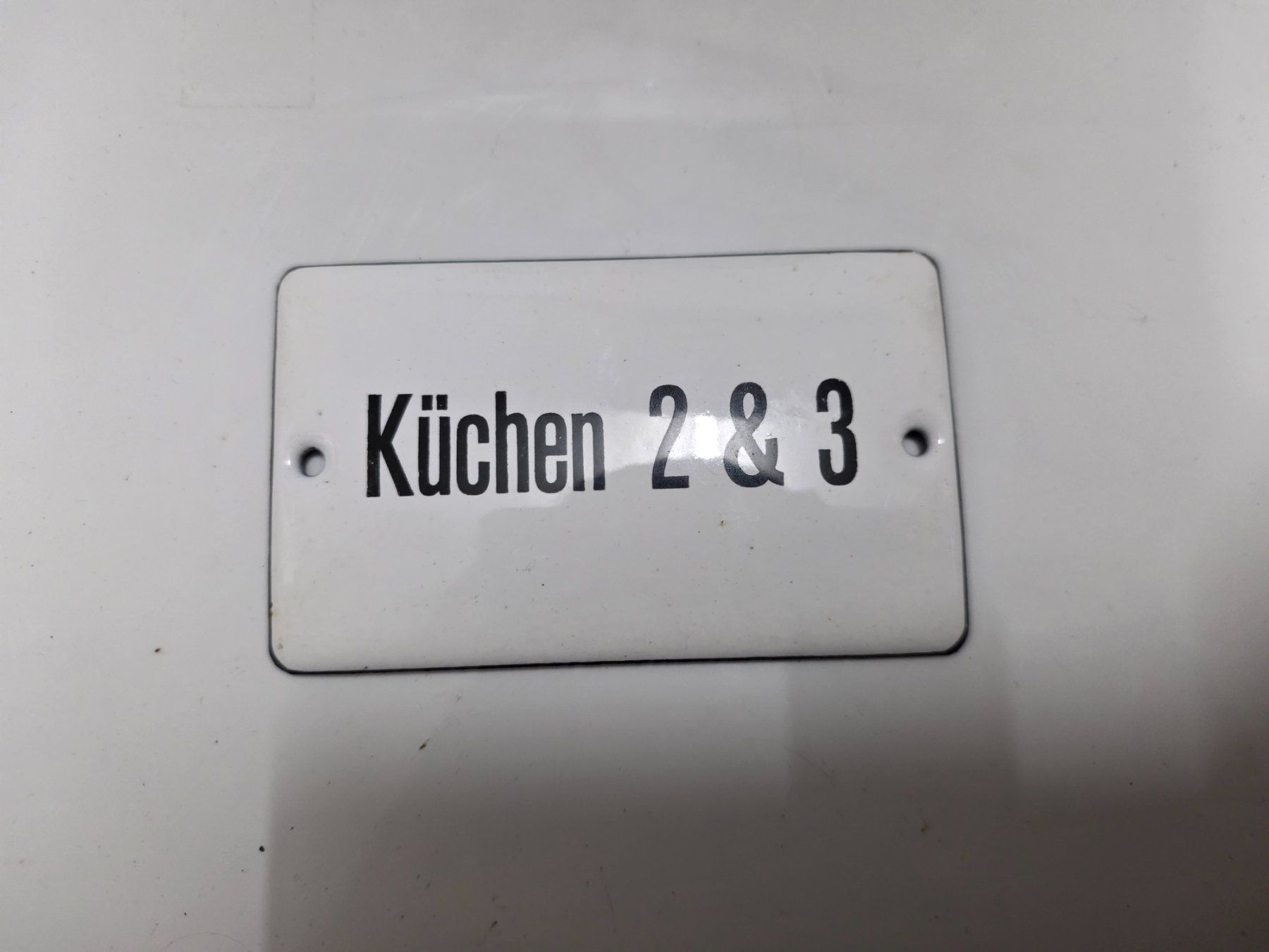 Insegne: Emailschild Küchen 2 & 3 Schild – Usato da Dorf venduto da Echo_Elements