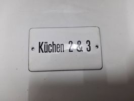 Emailschild Küchen 2 & 3 Schild