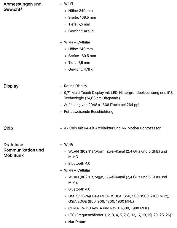 Apple Tablettes PC: Apple Ipad Air (2013) – D'occasion à Lostorf par Tenet88 4