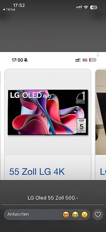 Televisori: LG OLED TV – Usato da Birsfelden venduto da nik_zs8n