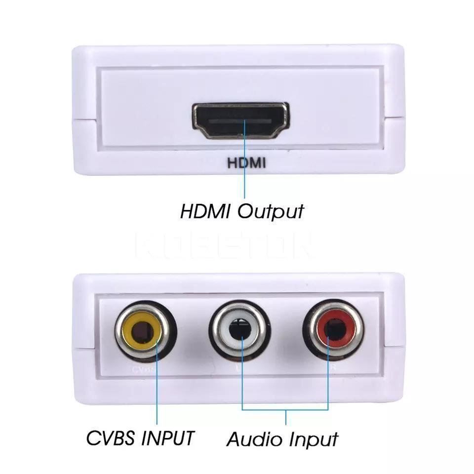 Convertitori: Mini HDMI2AV Video Converter HDMI RCA – Nuovo e nell'imballaggio originale da Montreux venduto da CABLEKABEL 3