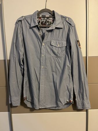 Napapijri Hemd, Gr. XL, hellblau, neuwertig, Top Zustand!