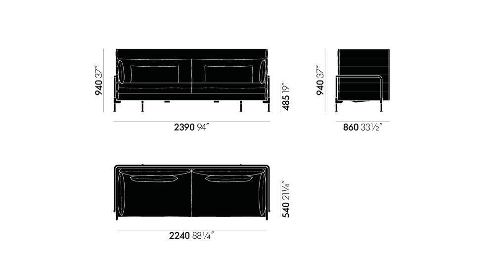 Vitra Sofas: Original Vitra Alcove Sofa | High- & Lowback möglich – Gebraucht aus Bern von _isa_belle 6